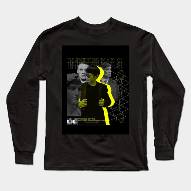 Mafia Blinders Long Sleeve T-Shirt by HomeGraphyDesigner